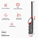 Discountershop Best BBQ Lighter 27cm Windproof – Long Refillable Gas Lighter with Child Safety for BBQ, Candles & Fireplace