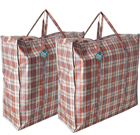 Discountershop Storage Bag 120L with Zipper – XXL Storage Bag for Clothes, Duvets, Bedding & Moving – Large Foldable Storage Organizer