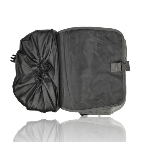 Discountershop Double Pannier Bag Black – 40 Liters – Rack Bag Water-Resistant – Universal Mounting – Rear Rack Bicycle Bag