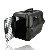 Discountershop Kattenbench / Hondenbench Klein 50x35x34 cm – Transportbox Kat & Kleine Hond tot 5kg – Draagbare Vervoersbox – Demontabele Reismand Kunststof