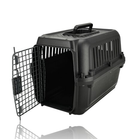 Discountershop Cat Carrier / Small Dog Crate 50x35x34 cm – Pet Transport Box for Cats & Small Dogs up to 5kg – Portable Travel Carrier – Detachable Plastic Pet Carrier Crate