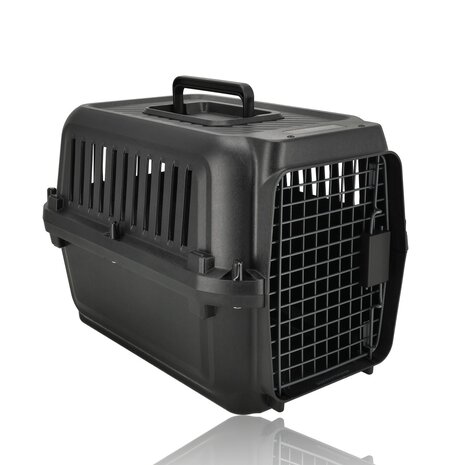 Discountershop Cat Carrier / Small Dog Crate 50x35x34 cm – Pet Transport Box for Cats & Small Dogs up to 5kg – Portable Travel Carrier – Detachable Plastic Pet Carrier Crate