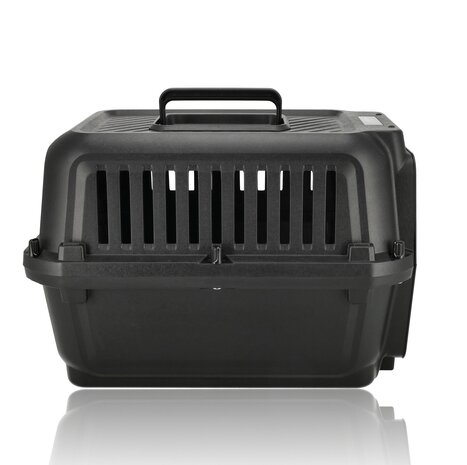 Discountershop Kattenbench / Hondenbench Klein 50x35x34 cm – Transportbox Kat & Kleine Hond tot 5kg – Draagbare Vervoersbox – Demontabele Reismand Kunststof