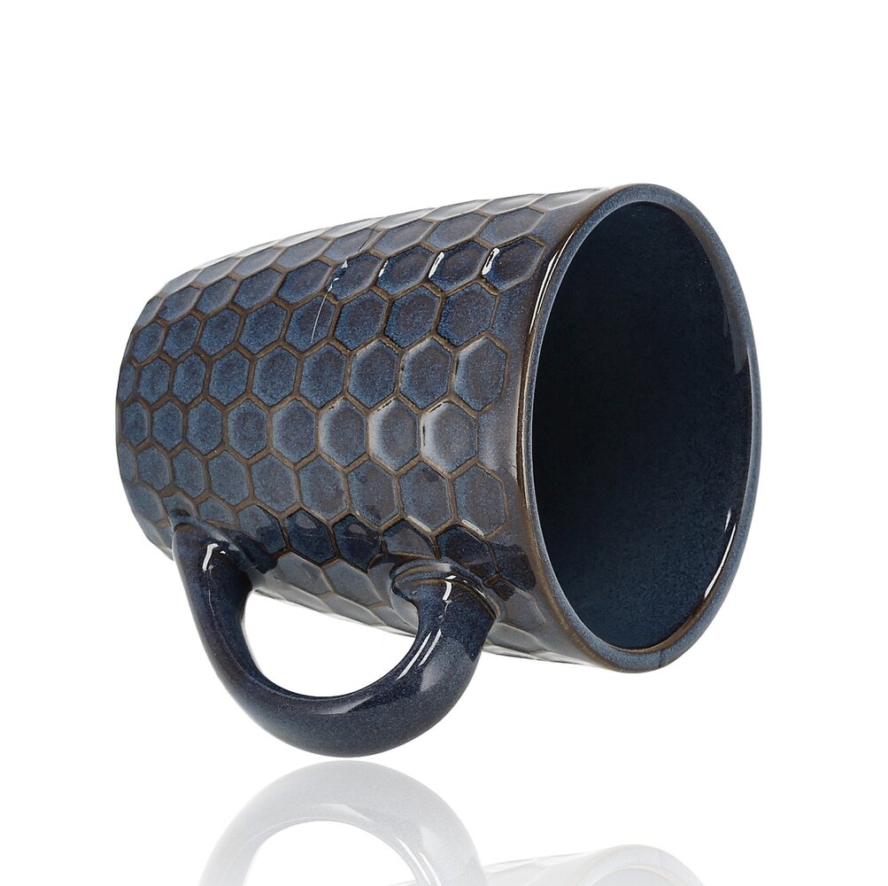 Discountershop Koffiemokken Set 200 ml – Koffiemokken met Oor – Magnetronbestendig Aardewerk Koffiekopjes en Cappuccino Kopjes – Mokken voor Koffie en Thee