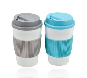 Discountershop Koffie To Go Beker 450 ml – Herbruikbare Koffie Beker To Go met Deksel – Lekvrije Portable Reisbeker voor Onderweg – Koffiebeker & Drinkbeker