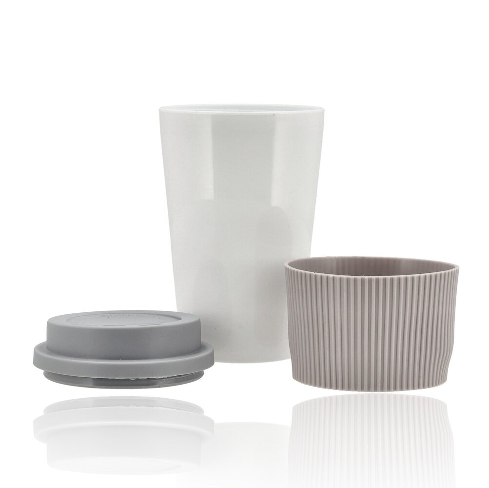 Discountershop Koffie To Go Beker 450 ml – Herbruikbare Koffie Beker To Go met Deksel – Lekvrije Portable Reisbeker voor Onderweg – Koffiebeker & Drinkbeker
