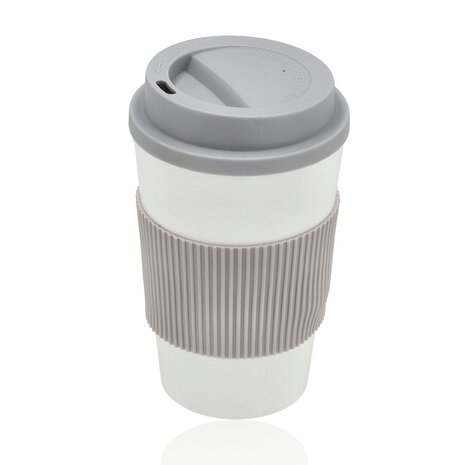 Discountershop Koffie To Go Beker 450 ml – Herbruikbare Koffie Beker To Go met Deksel – Lekvrije Portable Reisbeker voor Onderweg – Koffiebeker & Drinkbeker