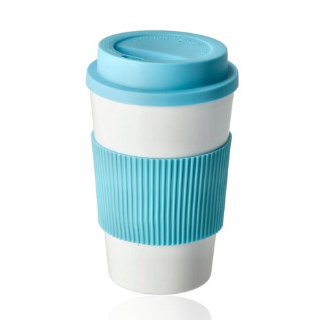 Discountershop Coffee To Go Cup 450ml – Reusable Travel Mug with Lid – Leakproof Portable Coffee Cup for On-the-Go – Coffee Mug & Drink Cup