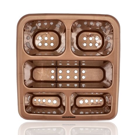 Discountershop Afdruiprek met Bestekhouder – 2-Delige Afwasrek Set – Droogrek voor Aanrecht met Bestekbak – Voor Borden, Glazen en Bestek – Keuken Afdruiprek Kopen