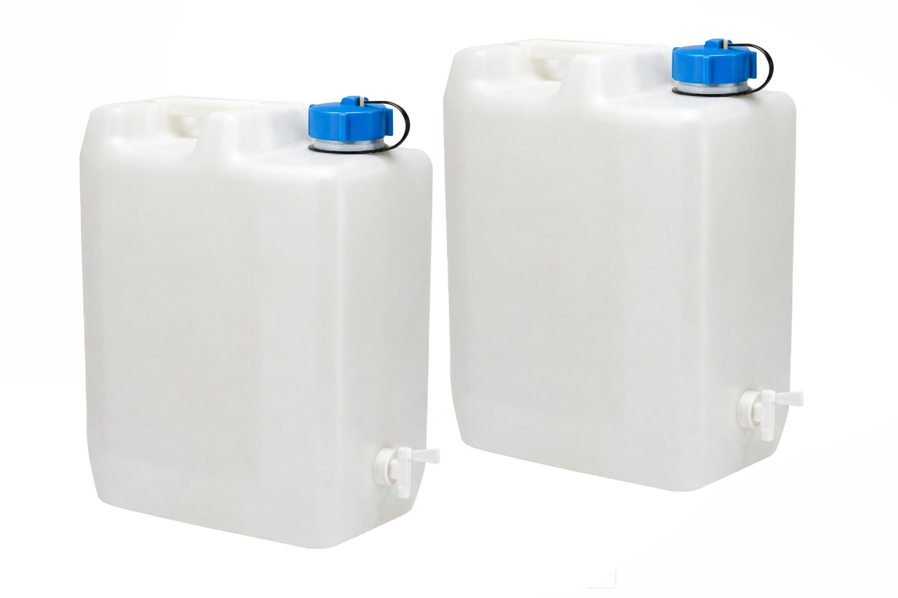 Discountershop Jerrycan Water 35 Liter met Kraan – BPA-vrij Drinkwater Jerrycan voor Camping