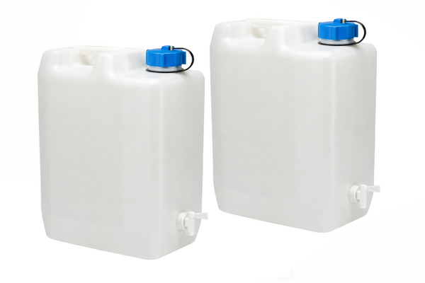 Discountershop Water Jerrycan 35 Liters with Tap – BPA-Free Drinking Water Container for Camping