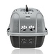 Discountershop Hondenbox / Kattenbox Reismand Zwart – Dieren Transporter met Handgreep & Afsluitbare Deur – Veilig Transport voor Hond en Kat – 48x30x32 cm