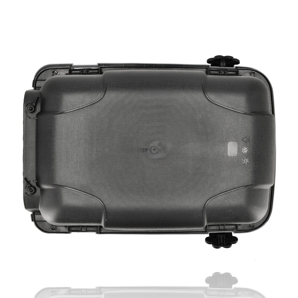 Discountershop Hondenbox / Kattenbox Reismand Zwart – Dieren Transporter met Handgreep & Afsluitbare Deur – Veilig Transport voor Hond en Kat – 48x30x32 cm