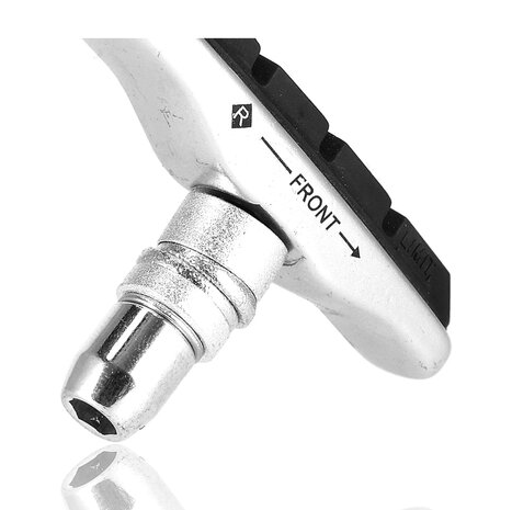 Discountershop Fiets Remblokken V-Brake 72mm – Set Links & Rechts – Cartridge Remblokjes met Remschoenen – Geschikt voor Shimano Systemen & Universele Fietsen