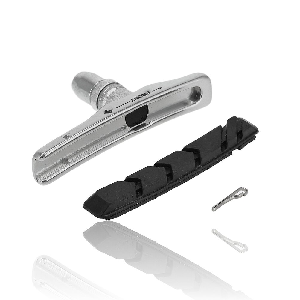 Discountershop Fiets Remblokken V-Brake 72mm – Set Links & Rechts – Cartridge Remblokjes met Remschoenen – Geschikt voor Shimano Systemen & Universele Fietsen