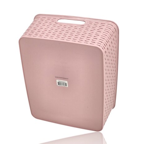 Discountershop Opbergmand 12L Kunststof Roze – Stapelbare Opbergbox met Riet Look voor Keuken, Kinderkamer en Kast – Organizer voor Speelgoed, Voorraad en Kleding Discountershop Opbergmand 12L Kunststof Roze – Stapelbare Opbergbox met Riet Look voor Keuken, Kinderkamer en Kast – Organizer voor Speelgoed, Voorraad en Kleding