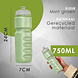 Discountershop Bidon 750 ml – Fiets Bidon en Sportfles – BPA-vrij – Geschikt voor Fietsen en Fitness – Waterfles voor Wielrennen en Training – Mintgroen
