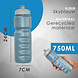 Discountershop Bike Water Bottle 750ml BPA-Free – Cycling Bottle for Road Bike, MTB & Fitness, No Plastic Taste Sports Bottle – Sky Blue