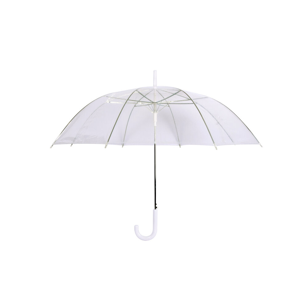 Discountershop Clear Wedding Umbrella 100cm – Large Transparent Umbrella, Strong Windproof Bridal Umbrella for Bride and Guests Discountershop Clear Wedding Umbrella 100cm – Large Transparent Umbrella, Strong Windproof Bridal Umbrella for Bride and Guests