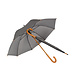 Discountershop Gray Automatic Folding Umbrella for Adults - 98 cm Diameter – Windproof Compact Umbrella with Wooden Handle Discountershop Gray Automatic Folding Umbrella for Adults - 98 cm Diameter – Windproof Compact Umbrella with Wooden Handle