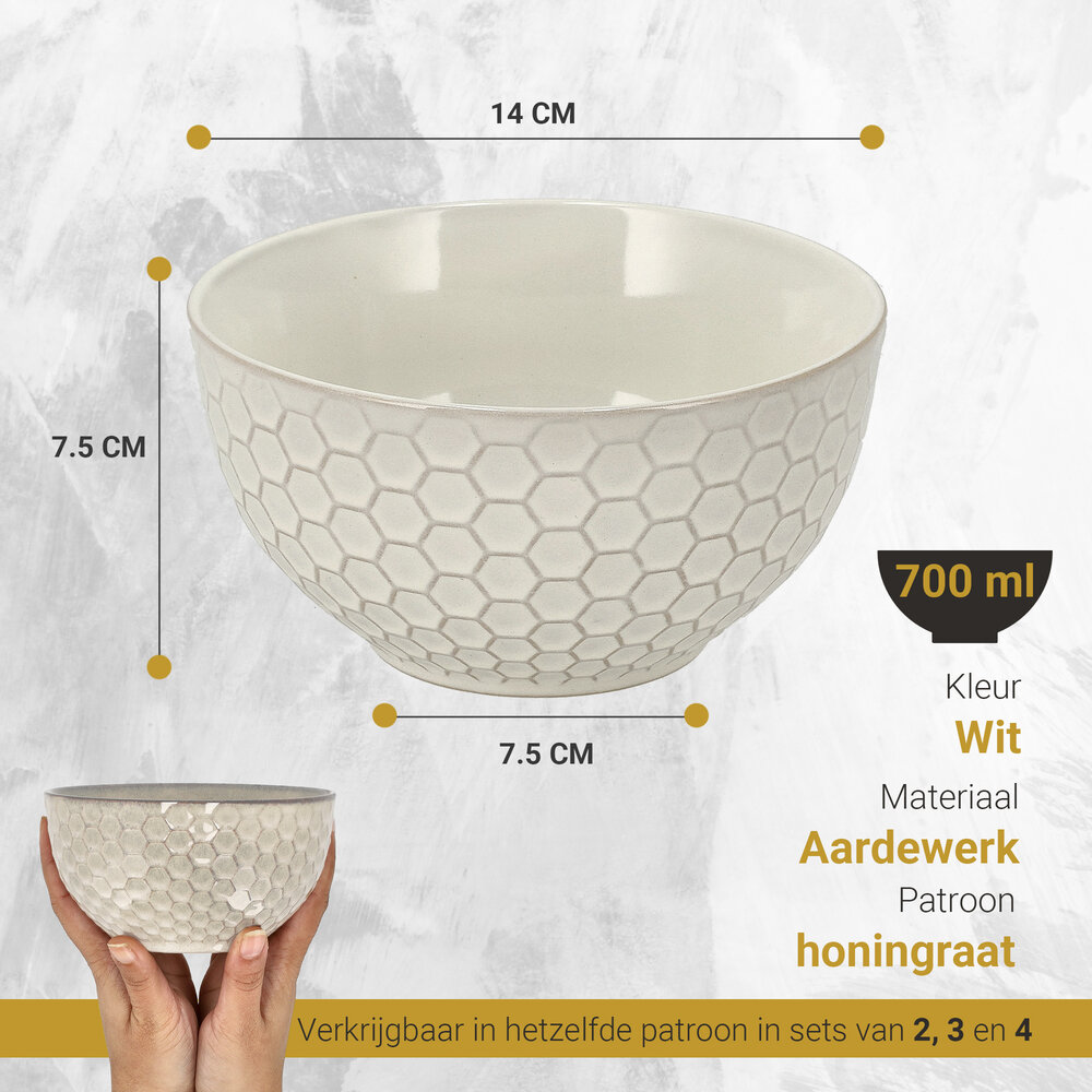 Discountershop Ramen Bowls 700 ml – Ceramic Breakfast Bowls 14 cm – Soup Bowls Without Handles for Muesli, Yogurt, Noodles and Salad – Grey Discountershop Ramen Bowls 700 ml – Ceramic Breakfast Bowls 14 cm – Soup Bowls Without Handles for Muesli, Yogurt, Noodles and Salad – Grey