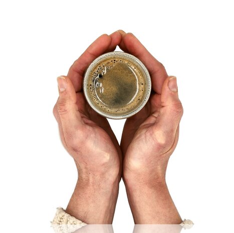 Discountershop Koffiebeker Aardewerk 200 ml – Keramische Beker Zonder Oor voor Koffie, Thee, Cappuccino en Lungo – Groen/Grijs Discountershop Koffiebeker Aardewerk 200 ml – Keramische Beker Zonder Oor voor Koffie, Thee, Cappuccino en Lungo – Groen/Grijs