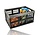 Folding Crate 45 Liter Black – Collapsible Shopping Crate 30 kg – Foldable Stackable Storage Box 53 x 37 x 27 cm