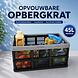Discountershop Vouwkrat 45 Liter Zwart – Opvouwbare Boodschappenkrat 30 kg – Inklapbare Stapelbare Krat 53 x 37 x 27 cm Discountershop Vouwkrat 45 Liter Zwart – Opvouwbare Boodschappenkrat 30 kg – Inklapbare Stapelbare Krat 53 x 37 x 27 cm
