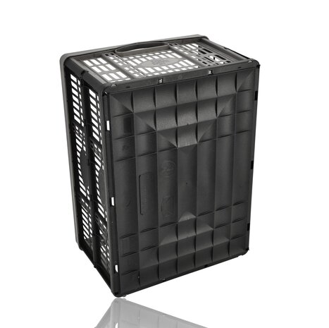 Discountershop Folding Crate 32 Liter – Load Capacity up to 18 kg – Foldable Crates – Collapsible Shopping Crate – Stackable – 48 x 35 x 23 cm – Black Discountershop Folding Crate 32 Liter – Load Capacity up to 18 kg – Foldable Crates – Collapsible Shopping Crate – Stackable – 48 x 35 x 23 cm – Black