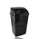 Discountershop 30 Liter Black Trash Can with Lid – Plastic Kitchen Waste Bin for Recycling, Indoor & Outdoor Use Discountershop 30 Liter Black Trash Can with Lid – Plastic Kitchen Waste Bin for Recycling, Indoor & Outdoor Use