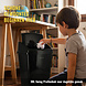 Discountershop 30 Liter Black Trash Can with Lid – Plastic Kitchen Waste Bin for Recycling, Indoor & Outdoor Use Discountershop 30 Liter Black Trash Can with Lid – Plastic Kitchen Waste Bin for Recycling, Indoor & Outdoor Use