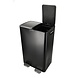 Discountershop 60-Litre Pedal Bin – 2x30L Waste Separation Bin – Black Stainless Steel Bin – Soft-Close – Double Bin with Two Compartments Discountershop 60-Litre Pedal Bin – 2x30L Waste Separation Bin – Black Stainless Steel Bin – Soft-Close – Double Bin with Two Compartments