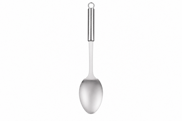 Discountershop Stainless Steel Serving Spoon 34 cm – Long Handle Kitchen Spoon with Hanging Loop Discountershop Stainless Steel Serving Spoon 34 cm – Long Handle Kitchen Spoon with Hanging Loop