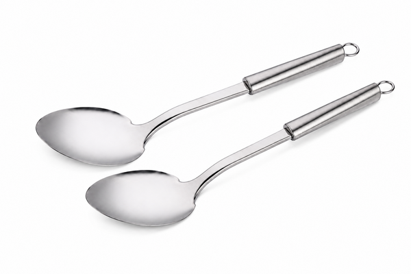Discountershop Stainless Steel Serving Spoon 34 cm – Long Handle Kitchen Spoon with Hanging Loop Discountershop Stainless Steel Serving Spoon 34 cm – Long Handle Kitchen Spoon with Hanging Loop