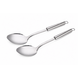 Discountershop Stainless Steel Serving Spoon 34 cm – Long Handle Kitchen Spoon with Hanging Loop Discountershop Stainless Steel Serving Spoon 34 cm – Long Handle Kitchen Spoon with Hanging Loop