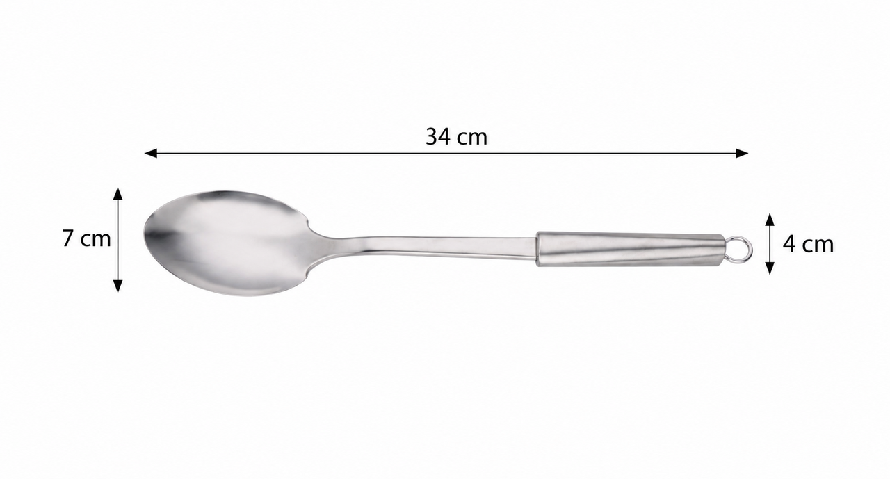 Discountershop Opscheplepel RVS 34 cm – Roestvrijstalen Serveerlepel met Lang Handvat en Ophangoog Discountershop Opscheplepel RVS 34 cm – Roestvrijstalen Serveerlepel met Lang Handvat en Ophangoog