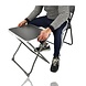 Discountershop Campingstoel opvouwbaar met inklapbare tafel - 1-persoons camping set met klapstoel, bijzettafel en handvat