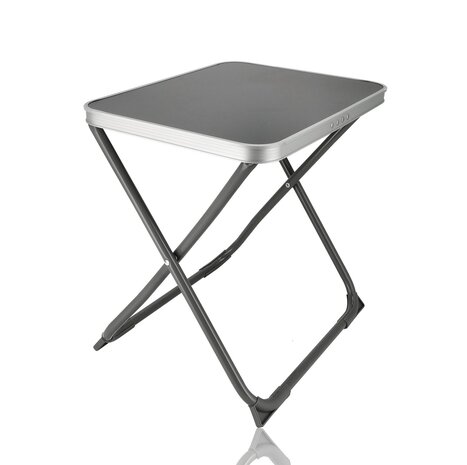 Discountershop Foldable Camping Table 47.5x37.5 cm - Mini Folding Table with Carry Handle, 49.5 cm Height and 30 kg Load