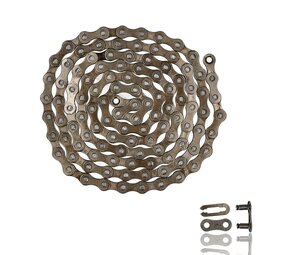 Discountershop Bike Chain 1/2 x 1/8 With 112 Links Single Speed