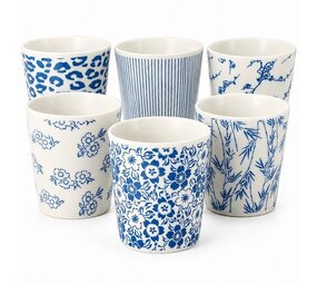 Discountershop Ceramic Coffee Cup Without Handle Set of 6 - 200ml Discountershop Ceramic Coffee Cup Without Handle Set of 6 - 200ml