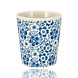 Discountershop Koffiebeker Keramiek Zonder Oor - 200 ml Blauw-Witte Keramische Kopjes met Bloesem voor Koffie, Cappuccino, Lungo en Thee Discountershop Koffiebeker Keramiek Zonder Oor - 200 ml Blauw-Witte Keramische Kopjes met Bloesem voor Koffie, Cappuccino, Lungo en Thee