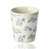 Discountershop Coffee Cups Without Handle - 200 ml Small Flowers Blue-White