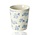 Koffiekopjes Zonder Oor - 200 ml Keramische Bekers voor Espresso, Cappuccino, Lungo en Thee Kleine Bloemen Blauw-Wit