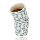 Discountershop Koffiebeker Keramiek Zonder Oor - 200 ml Aardewerk Kopje voor Espresso, Cappuccino, Lungo en Thee Bamboe Blauw-Wit Discountershop Koffiebeker Keramiek Zonder Oor - 200 ml Aardewerk Kopje voor Espresso, Cappuccino, Lungo en Thee Bamboe Blauw-Wit