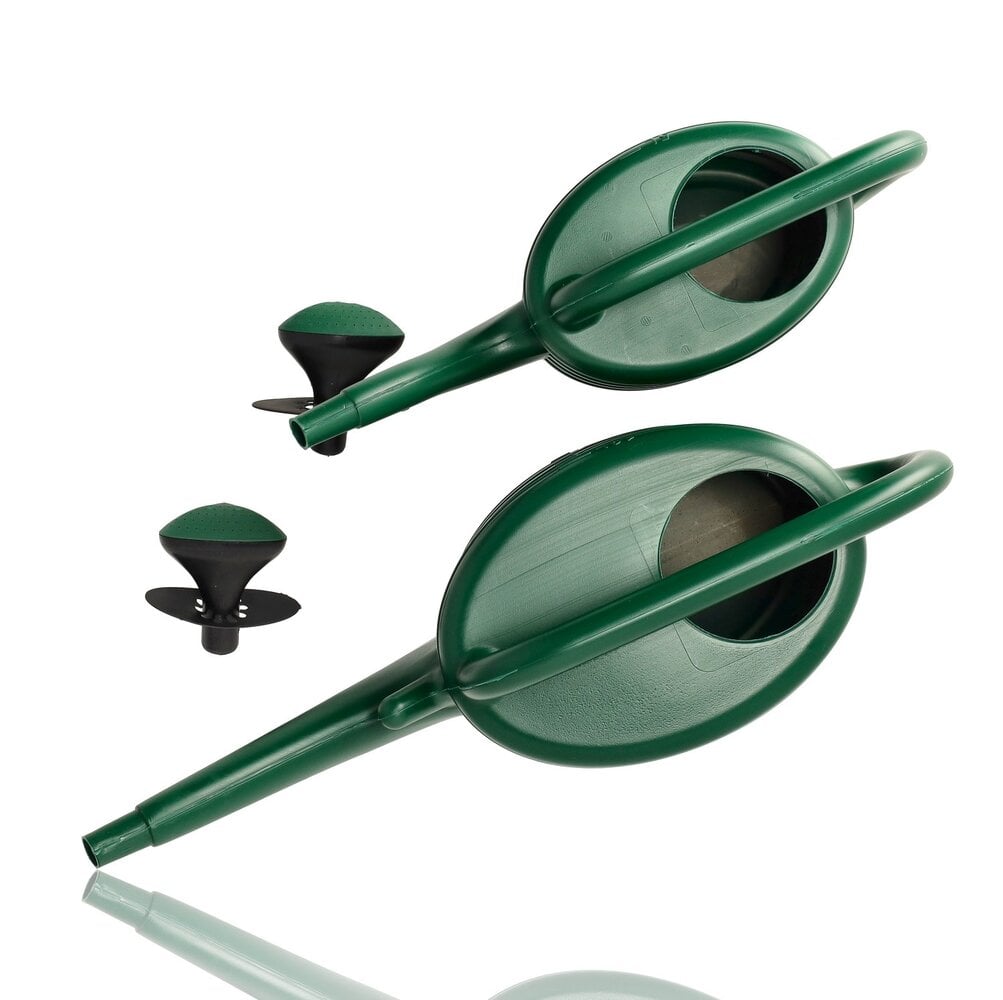 Discountershop Watering Cans 2 Pack – 10 Liter and 5 Liter Green Watering Can Set with Sprinkler Head – Garden Watering Can, Plant Watering Can and Flower Watering Can for Garden, Balcony, Indoor Plants and Vegetable Garden Discountershop Watering Cans 2 Pack – 10 Liter and 5 Liter Green Watering Can Set with Sprinkler Head – Garden Watering Can, Plant Watering Can and Flower Watering Can for Garden, Balcony, Indoor Plants and Vegetable Garden