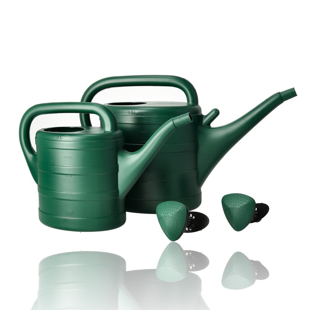 Discountershop Gieters Set – 10 Liter en 5 Liter Gieter Set Groen met Sproeikop – Tuingieter, Plantengieter en Bloemengieter voor Tuin, Balkon, Kamerplanten en Moestuin Discountershop Gieters Set – 10 Liter en 5 Liter Gieter Set Groen met Sproeikop – Tuingieter, Plantengieter en Bloemengieter voor Tuin, Balkon, Kamerplanten en Moestuin