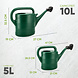 Discountershop Gieters Set – 10 Liter en 5 Liter Gieter Set Groen met Sproeikop – Tuingieter, Plantengieter en Bloemengieter voor Tuin, Balkon, Kamerplanten en Moestuin Discountershop Gieters Set – 10 Liter en 5 Liter Gieter Set Groen met Sproeikop – Tuingieter, Plantengieter en Bloemengieter voor Tuin, Balkon, Kamerplanten en Moestuin