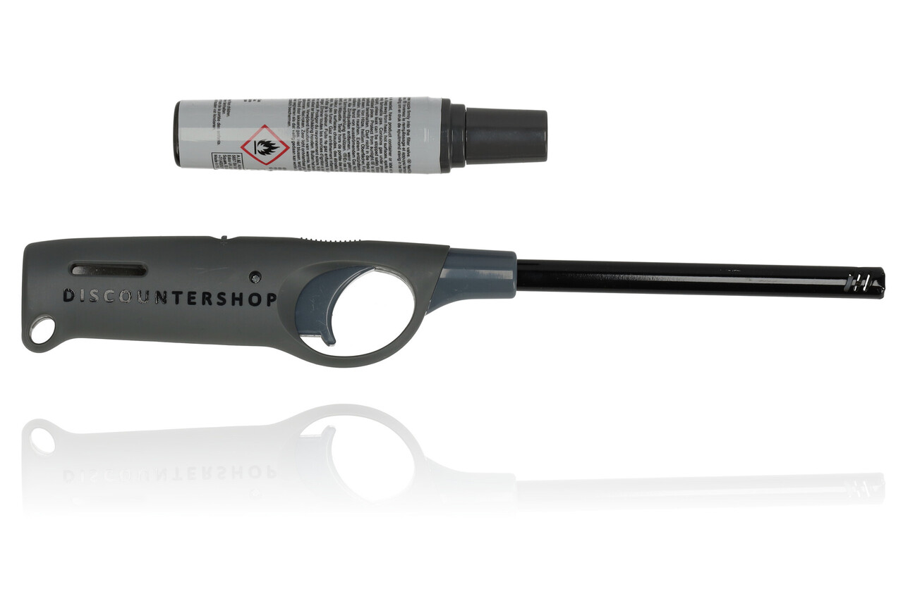 Merkloos Gasaansteker Set met Navulling - 2 Hervulbare Butaan Aanstekers van 25,5 cm Voor BBQ, Kaarsen, Keuken, Horeca en Garage Merkloos Gasaansteker Set met Navulling - 2 Hervulbare Butaan Aanstekers van 25,5 cm Voor BBQ, Kaarsen, Keuken, Horeca en Garage