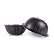 Discountershop Strong Black Stainless Steel Colander - Afmeting - 28 cm x 28 cm x 11 cm - Useful Kitchen Accessories - 28 cm Diameter Discountershop Strong Black Stainless Steel Colander - Afmeting - 28 cm x 28 cm x 11 cm - Useful Kitchen Accessories - 28 cm Diameter