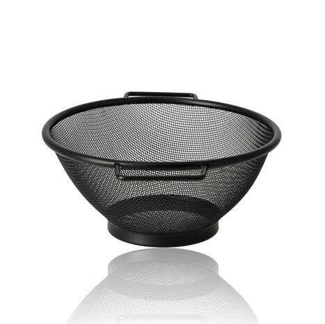 Discountershop Keukenzeef 20 cm zwart RVS met 2 handvatten – fijnmazig vergiet voor pasta, rijst, groente, fruit, wassen en afgieten in de keuken Discountershop Keukenzeef 20 cm zwart RVS met 2 handvatten – fijnmazig vergiet voor pasta, rijst, groente, fruit, wassen en afgieten in de keuken